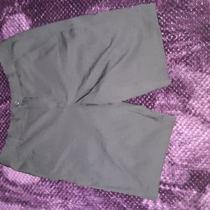 Men's black shorts